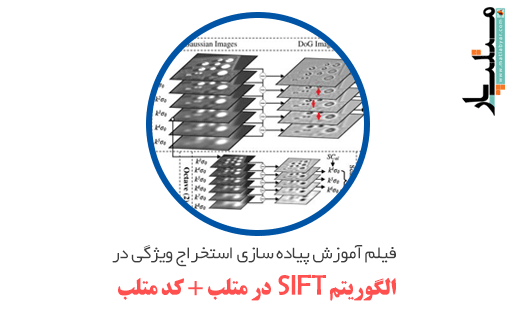 فیلم آموزش پیاده سازی استخراج ویژگی در الگوریتم SIFT در متلب + کد متلب